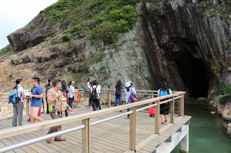 Visit to sea cave