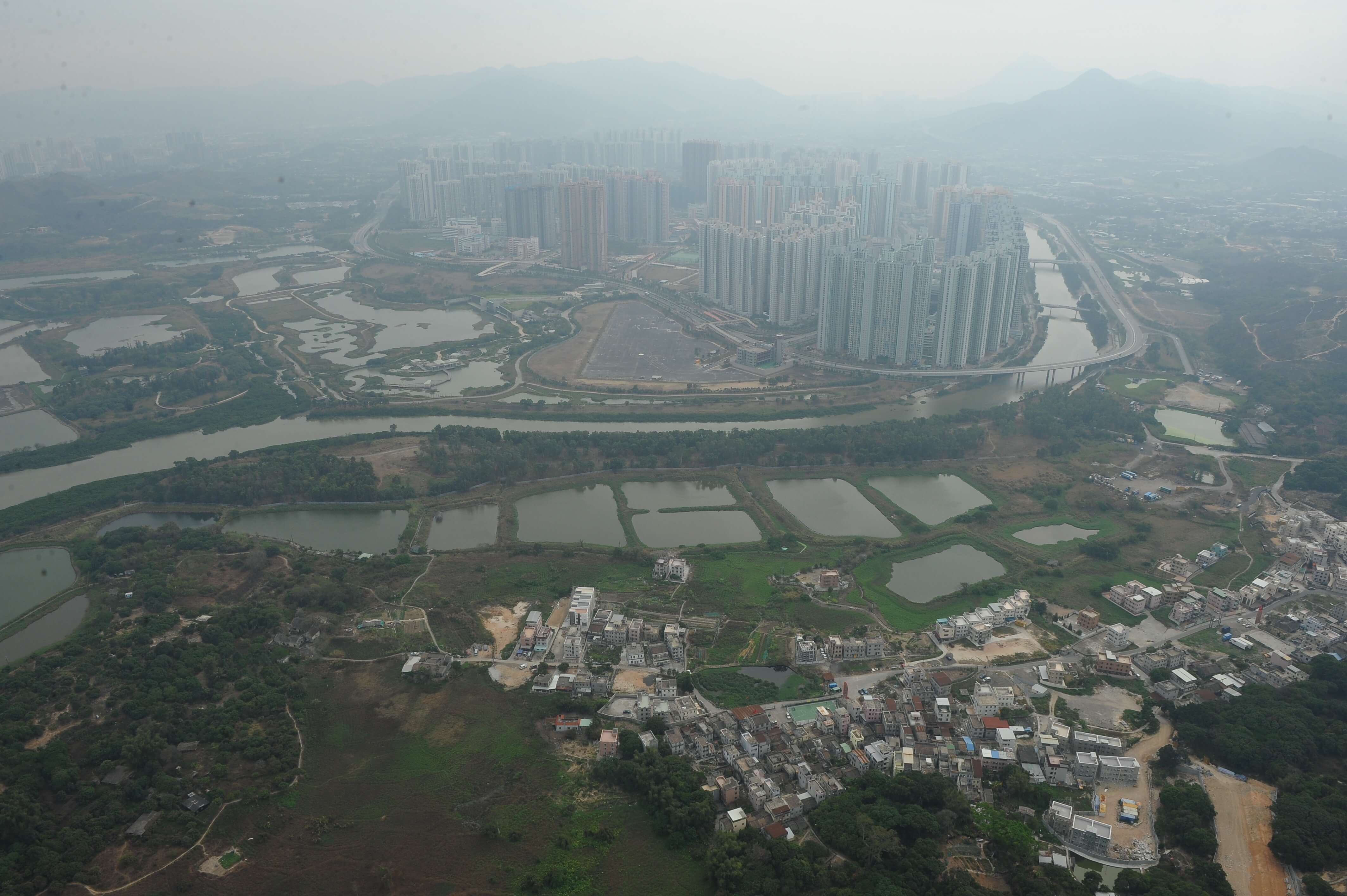 Tin Shui Wai New Town Development in 2005