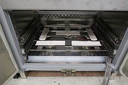 紅外線烘箱作快速的土壤含水量測試2