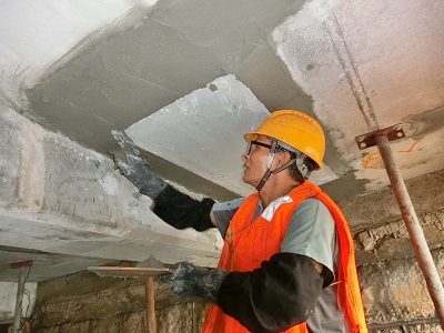 Concrete repair – Replacing defective concrete with suitable repair materials to upkeep the structural integrity of piers.