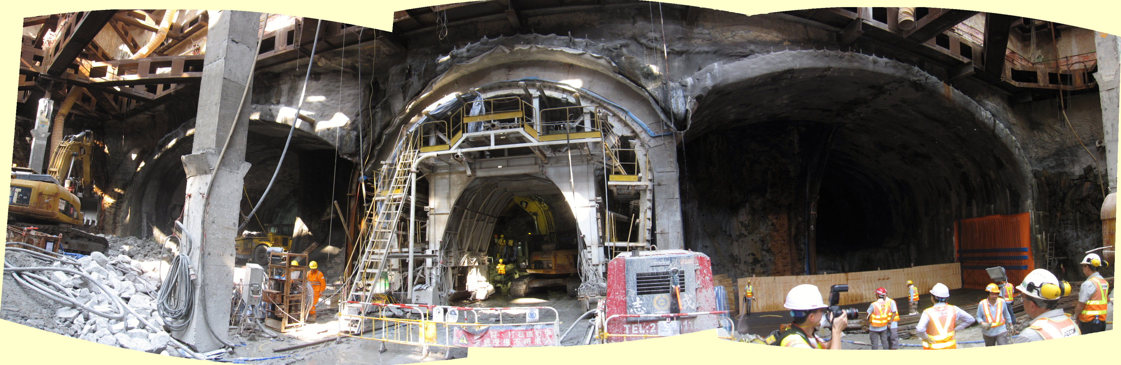 Completion of Temporary Tunnel Support at Western Portal
