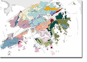 香港地質簡圖