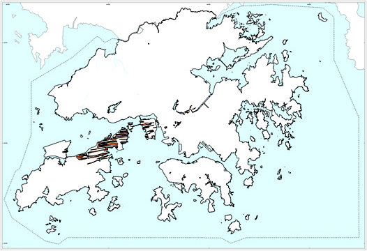 Northern Lantau Island, Ma Wan and Tsing Yi.