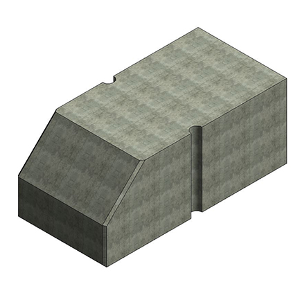 Seawall Concrete Blocks Type M6 M7 M8