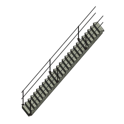 Concrete Maintenance Stairway & Handrailing