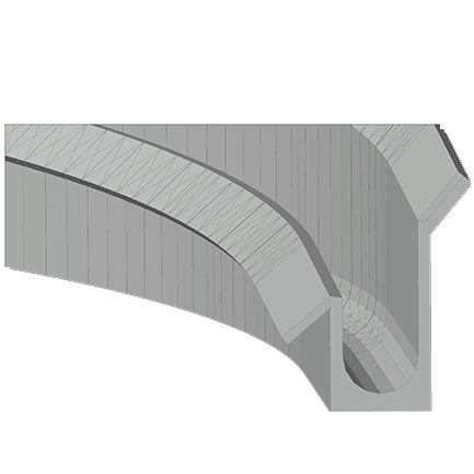 Connection Details of U Channel Type A and Slope
